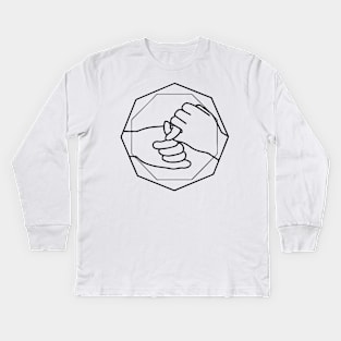 auslan sign language Kids Long Sleeve T-Shirt